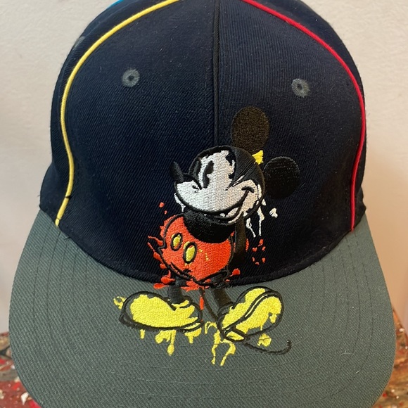 Disney Mickey Mouse Paint Fitted Baseball Hat - Picture 8 of 16